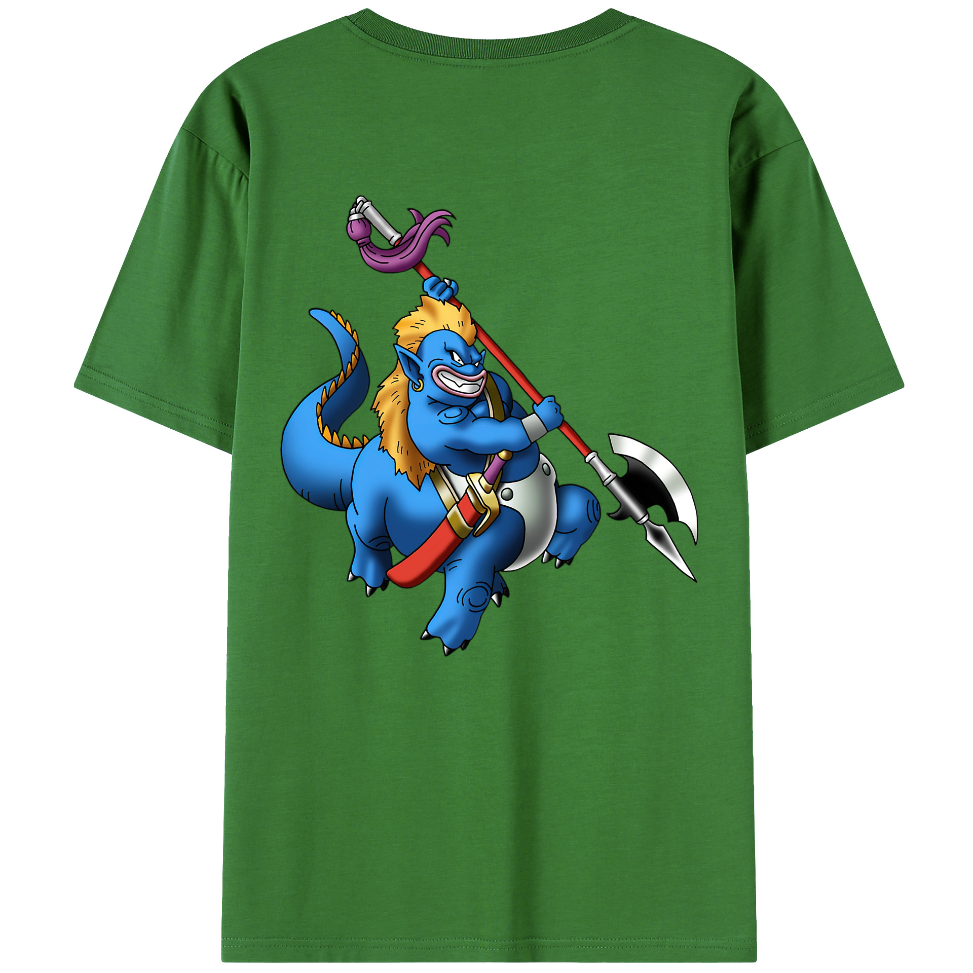 （画像用） ドラゴンクエスト Doragon Kuesuto Dragon Quest レディース半袖Tシャツ(バックプリント)